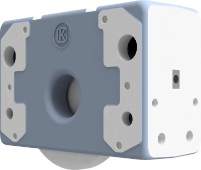 Wheel block ORS 160 x 68, NA, non-driven, wheel flange width 21 mm, form 2 - single wheel flange